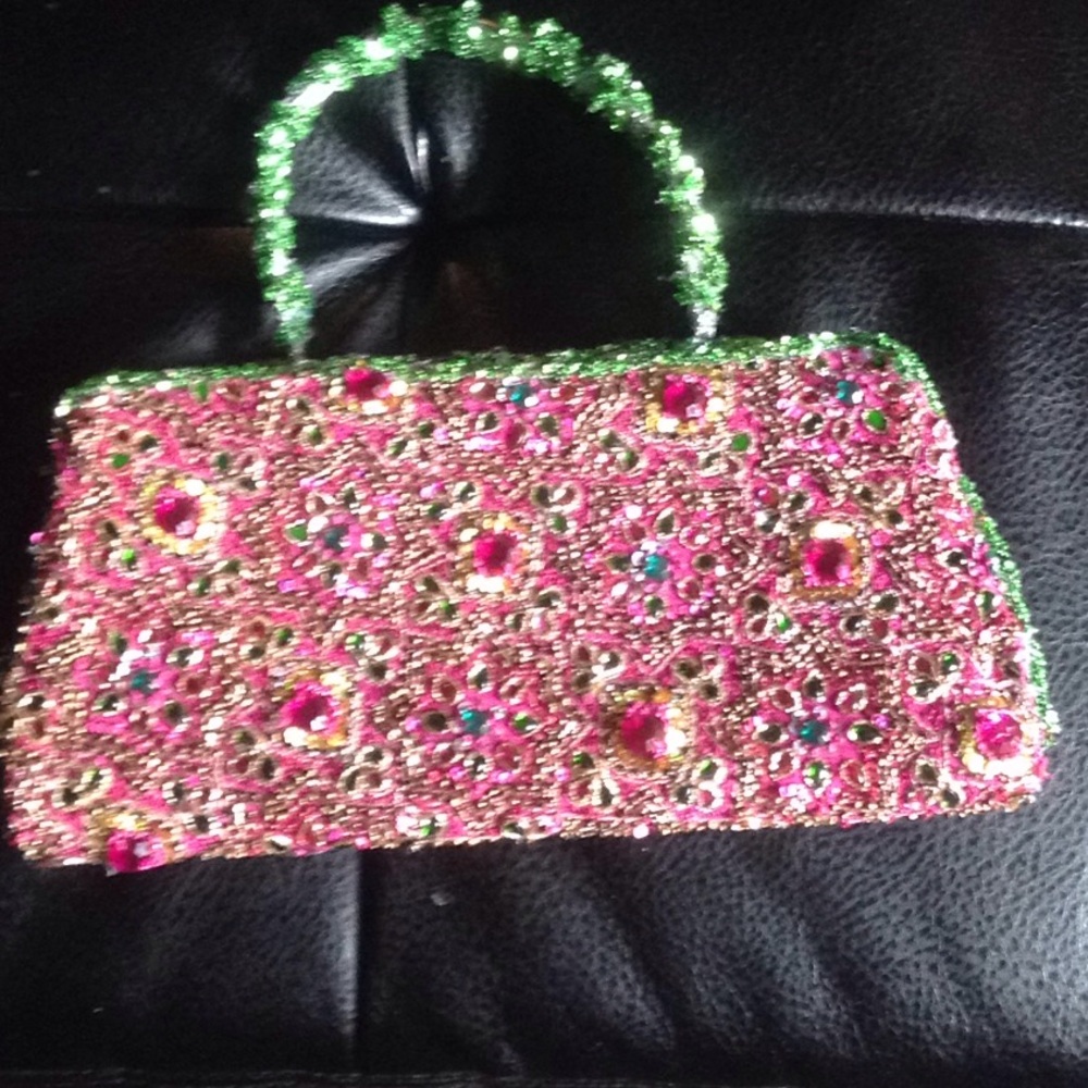 Custom made vintage clutch